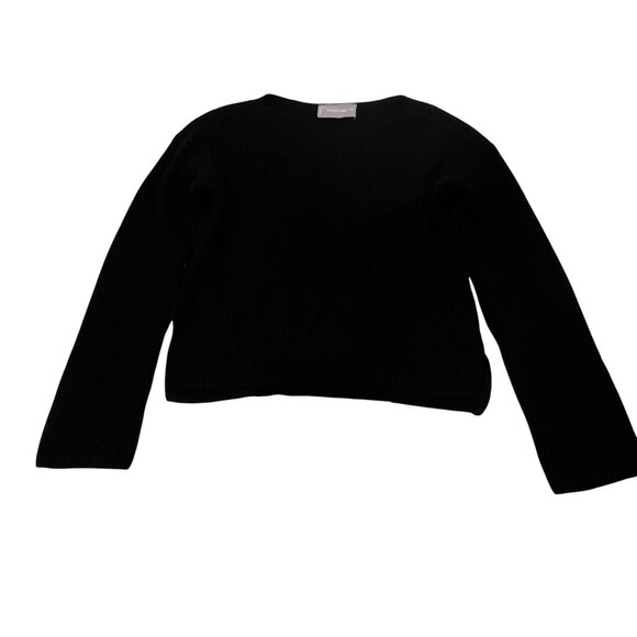 Everlane Cashmere Rib Knit Cropped Sweater, Black, XXS - Picture 7 of 7